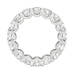 Charles & Colvard 5.00cttw Moissanite Eternity Band in 14k White Gold