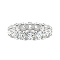 Charles & Colvard 5.00cttw Moissanite Eternity Band in 14k White Gold