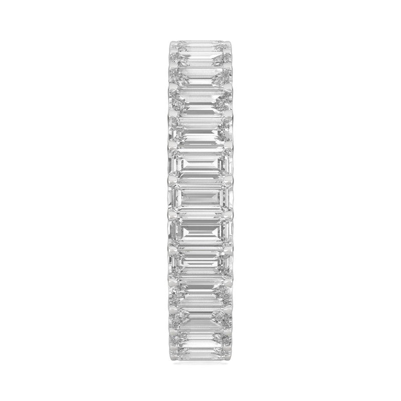  Charles & Colvard Charles & Colvard 3.00cttw Moissanite Emerald Cut Eternity Band - White Gold - Bonton