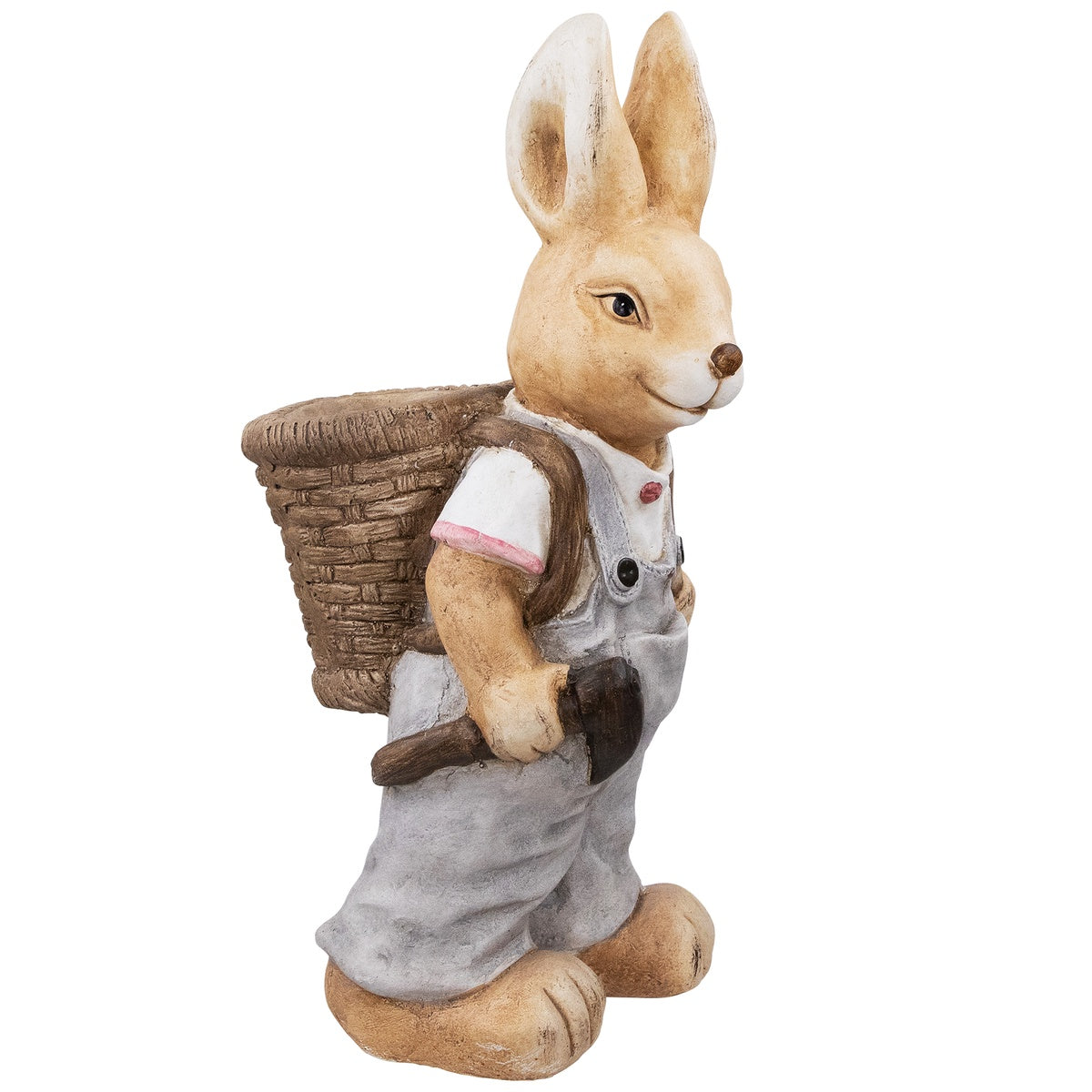  Northlight Boy Rabbit Outdoor Easter Garden Planter - 19.25