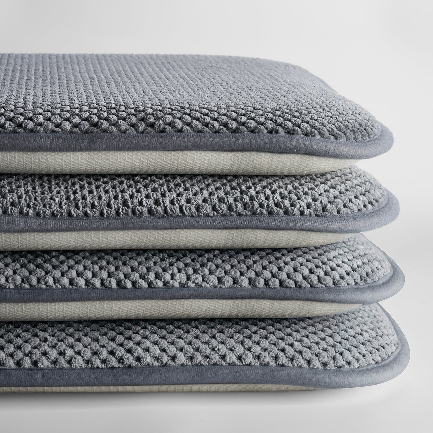 Dan River Dan River 2-4 Pack Memory Foam Non-Slip 16x16'' Chair Cushion Pad - Black - Bonton