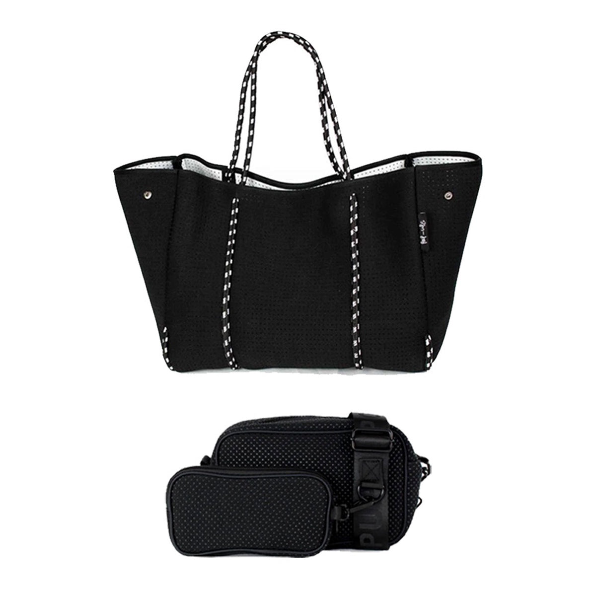  Pop Ups Brand Camera Bag + Everyday Tote - Black - Default Title - Bonton