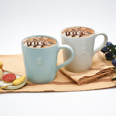 Bee Ceramic Coffee Mug Set-2