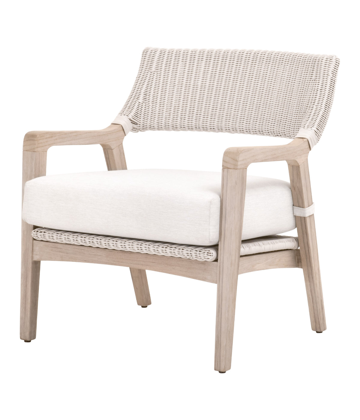  Essentials For Living Lucia Outdoor Club Chair Pure White - Pure White - Bonton