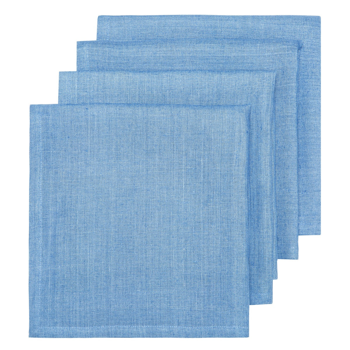  Caravan Palma Handwoven Napkins 20x20 - Set of 4 - Cornflower Blue - Bonton