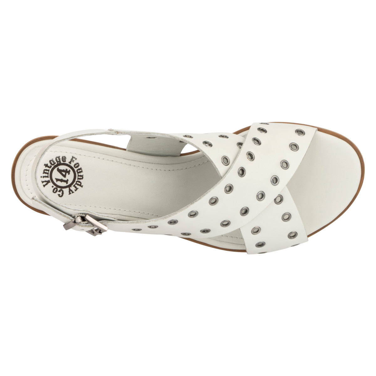  Vintage Foundry Co. Women's Carmine Flats - White - Bonton