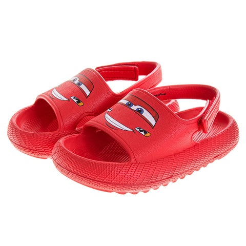 Josmo Slides Open Toe Sandal - SpiderMan Paw Patrol Cars - Boys Sandals Slide SlipOn (Sizes: 5-10 Toddler)