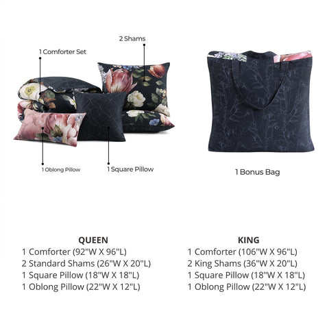 Bebejan Renaissance 5 Piece Reversible Comforter Set