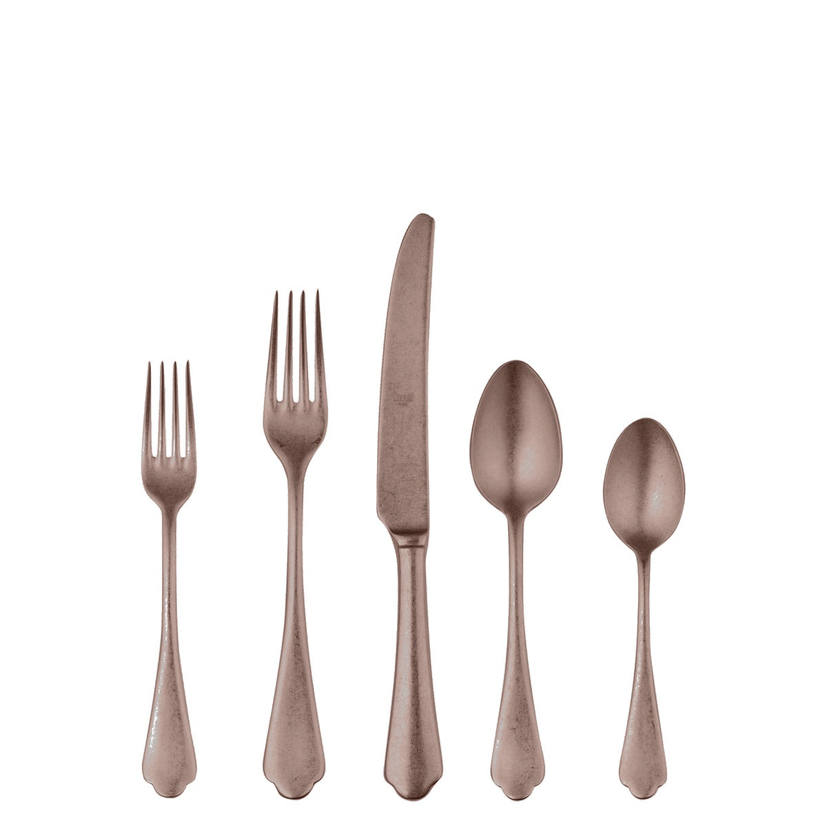  Mepra Dolce Vita Flatware Set - Pewter Bronze - Bonton