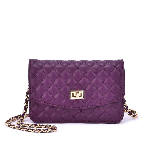 Amanda Quilted Crossbody Clutch