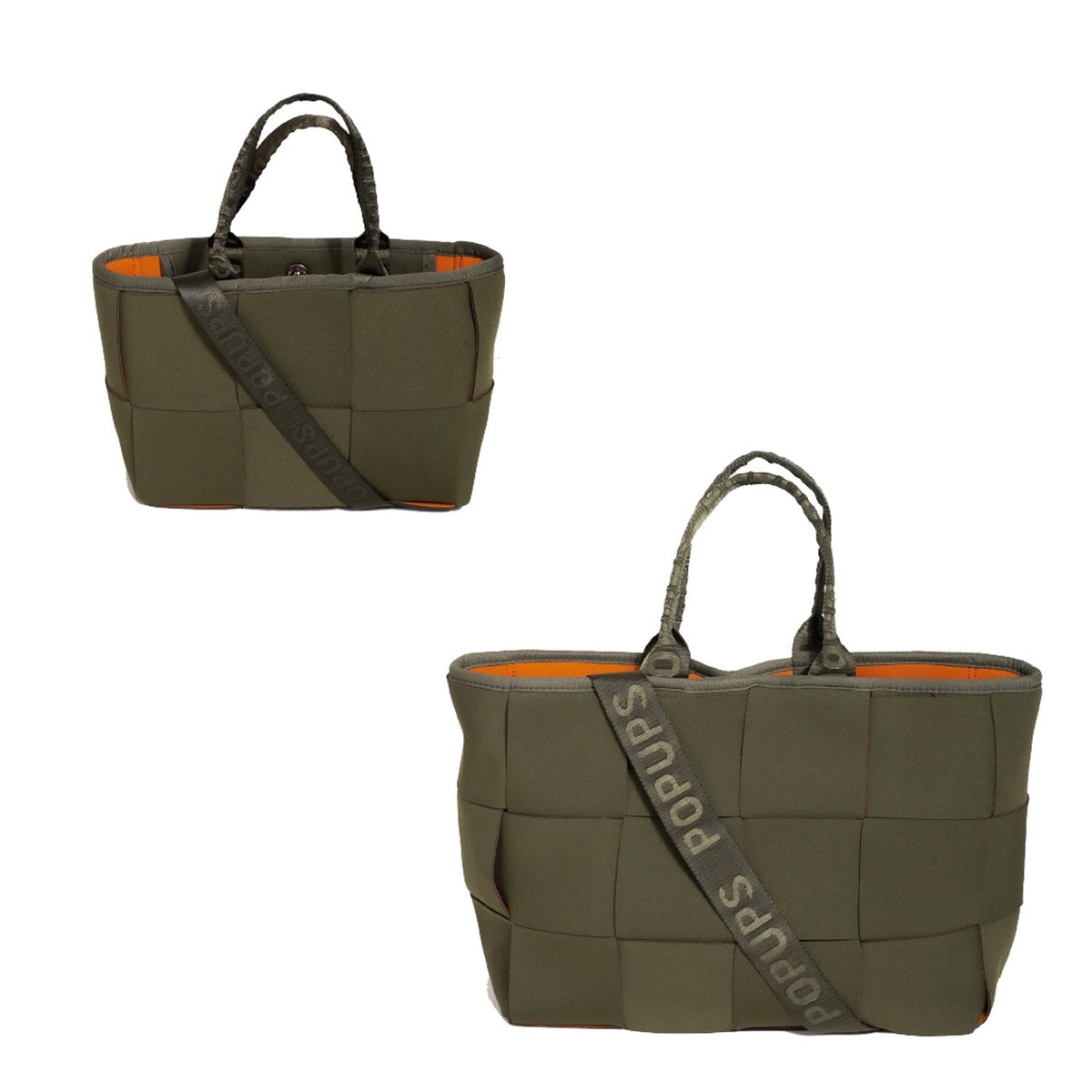  Pop Ups Brand Icon Tote + Mini Icon Tote - Safari Green - Default Title - Bonton