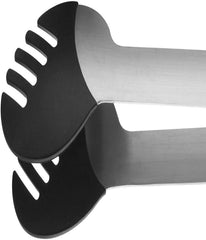 Moha! By Widgeteer Pinza Serving Tong, Stainless Steel/Silicone Gray