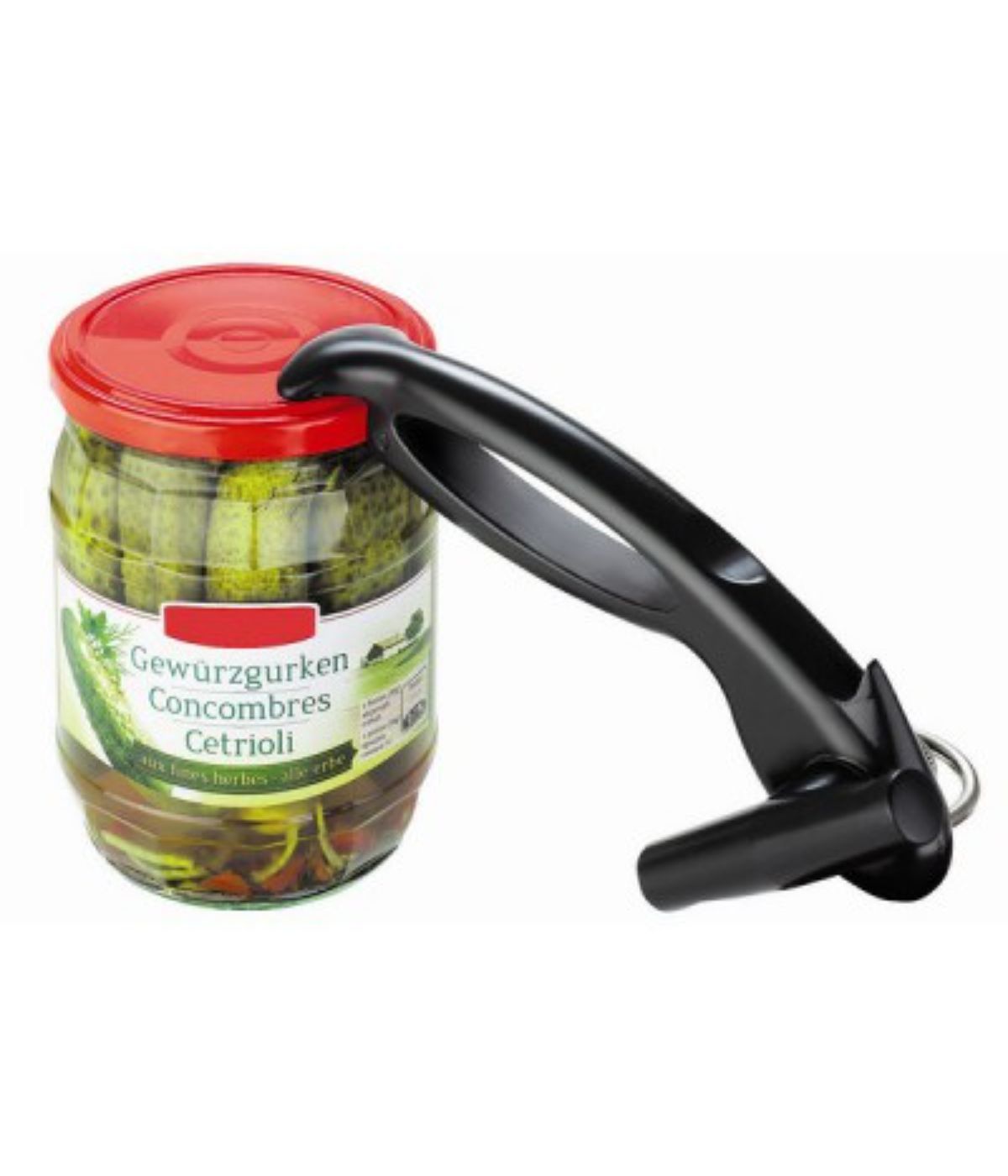 Moha! By Widgeteer Duo Safety Can/Jar Opener Black