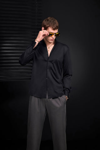 Wellington Side-Tab Trousers GREY