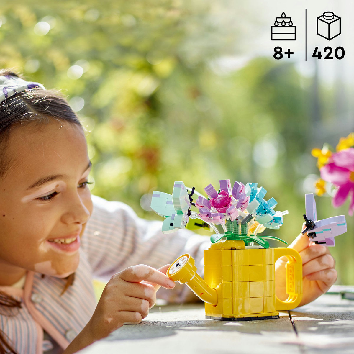  LEGO LEGO® Creator Flowers in Watering Can 3in1 Toy 31149 - Nature and Animals - Bonton