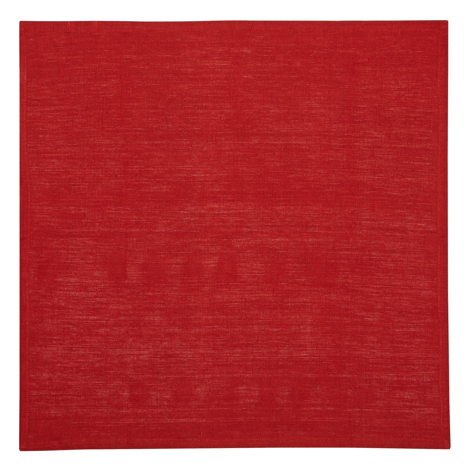  Couleur Nature Palma Handwoven Napkins Set of 4 - Red - Bonton