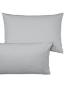 Cotton 400TC Sateen Pillowcases Set of 2 Light Gray