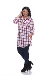 Plus Piper Stretchy Plaid Tunic