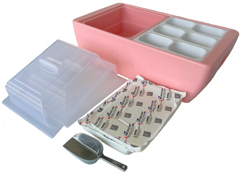 Dubler HEAT Flameless Chafer™ | Pink Coral by Revo Coolers