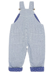 Classic Stripe Denim Overalls