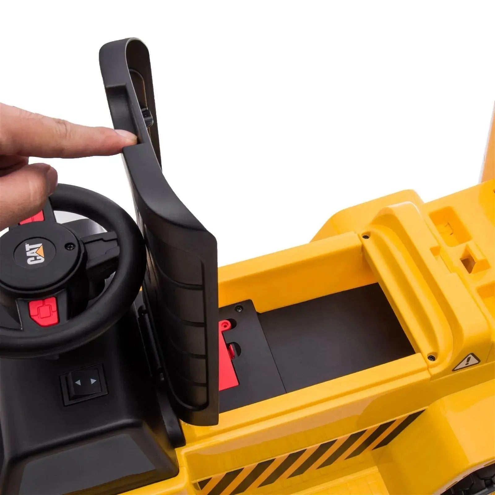  Freddo 6V CAT Dump Truck Ride-on Toy - Yellow - Bonton