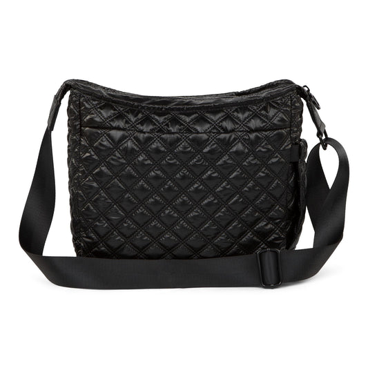 Marbella Quilted Nylon Hobo Bag