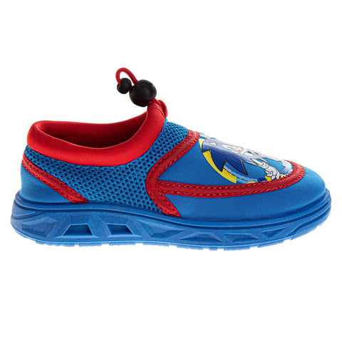 Josmo Sonic Water Shoes for Boys - Pool Aqua Socks Slip on Quick Dry (5-10 Toddlerss)