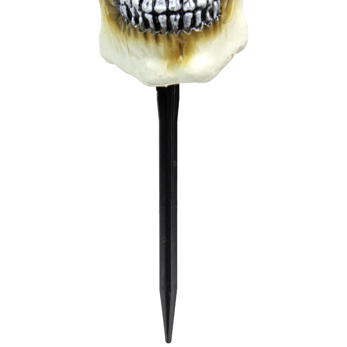  Northlight Set of 3 Lighted Skeleton Head Halloween Pathway Markers With Sound - Battery Operated - Default Title - Bonton