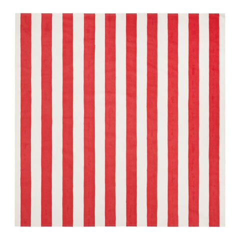 French Tablecloth St. Tropez Red Stripes