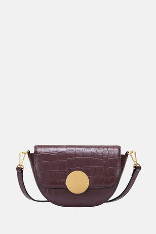 Oryany - Lottie Croco Crossbody Small Handbags - Brown / One Size