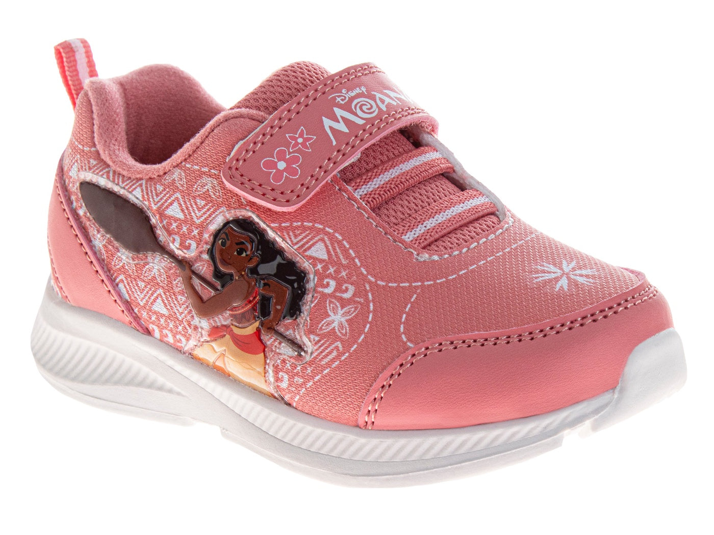  Josmo Disney Moana Girls' Hook and Loop Light Up Fashion Sneakers (Toddlers) - 6 - Bonton