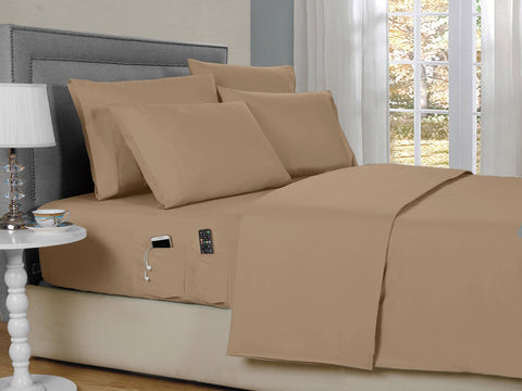 Kathy Ireland 6-Piece Smart Pocket Sheet Sets W/ Side Pocket
