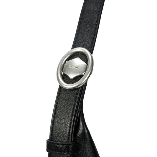 Crescent Shoulder - Hobo Bag - Black / One Size