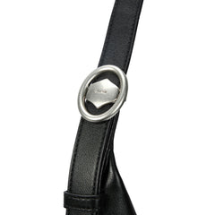 Crescent Shoulder - Hobo Bag - Black / One Size