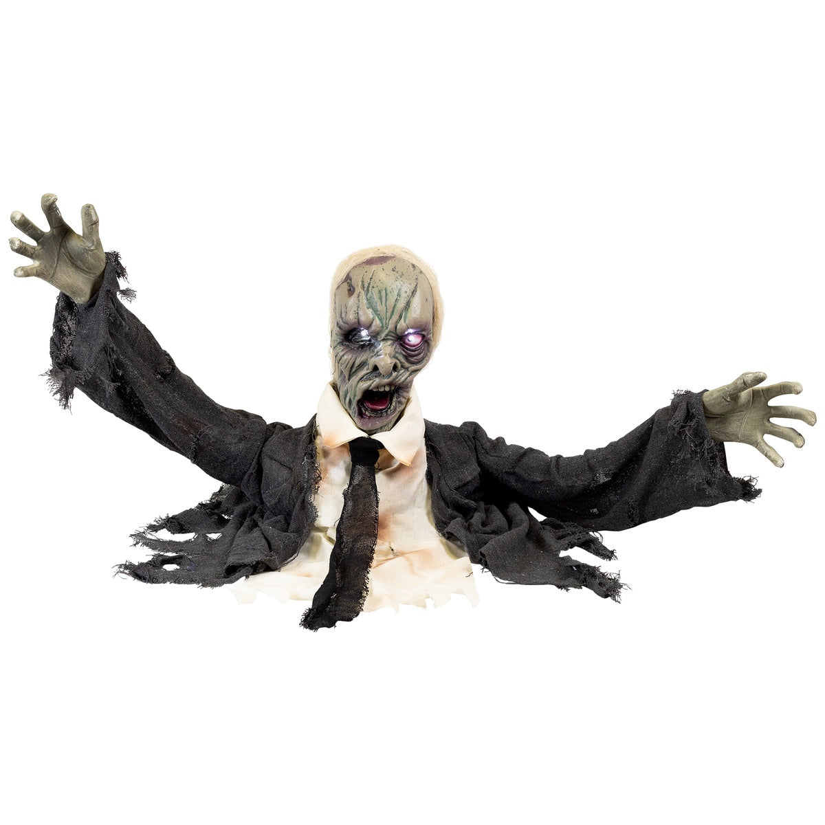  Northlight Lighted and Animated Groundbreaking Zombie Halloween Decoration - 19