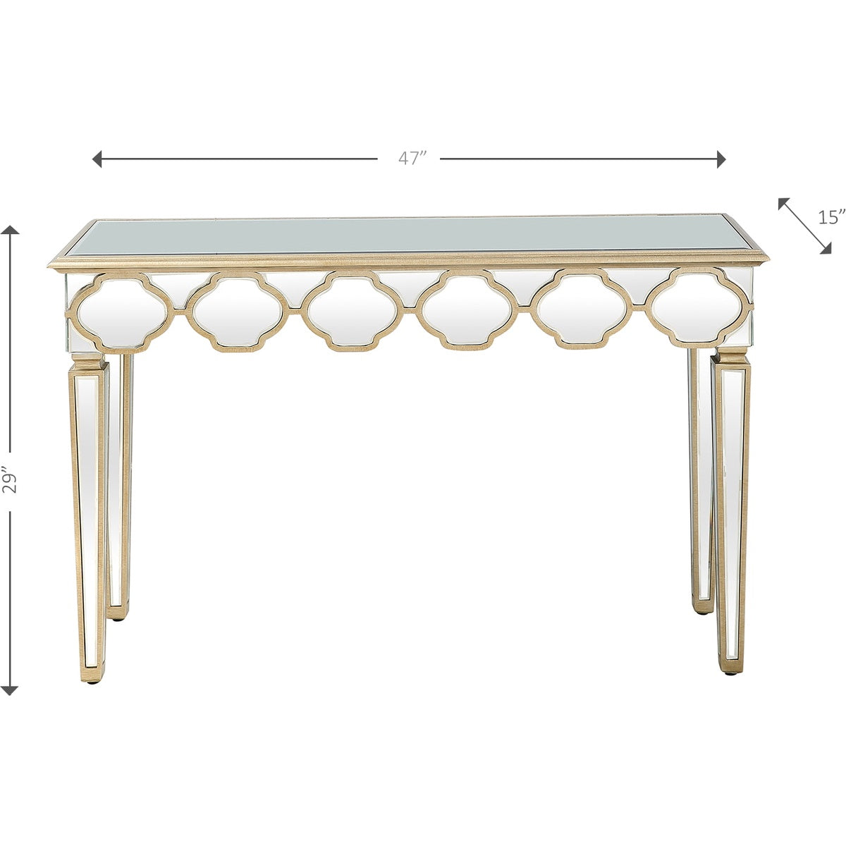  Camden Isle Yasmina Console Table - Default Title - Bonton