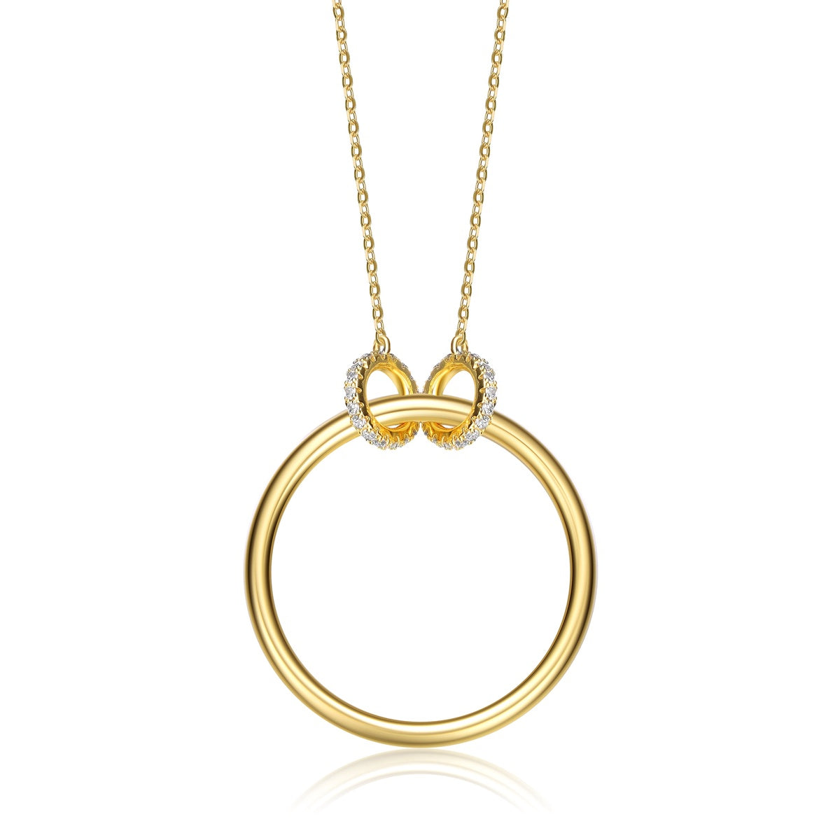  Rachel Glauber 14K Gold Plated Pendant Necklace - Gold - Bonton