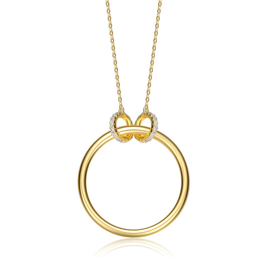 14K Gold Plated Pendant Necklace