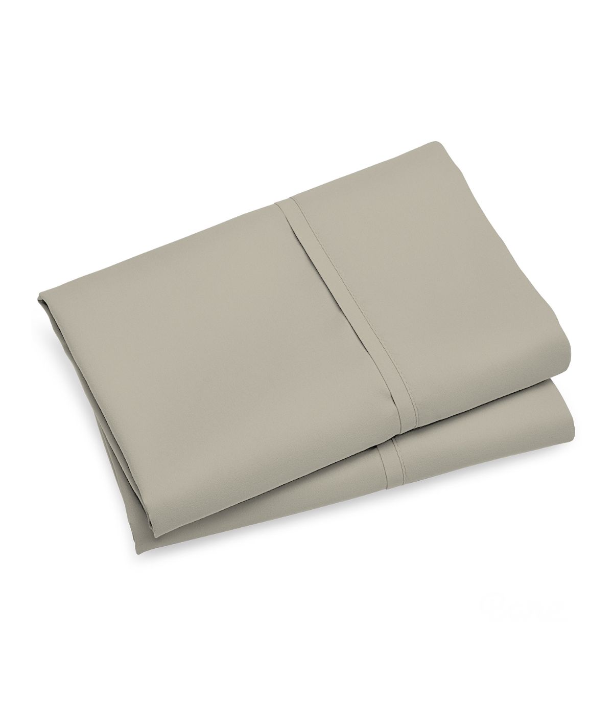  Purity Home Cotton 400 Thread Count Percale Pillowcases Set of 2 Tan - Tan - Bonton