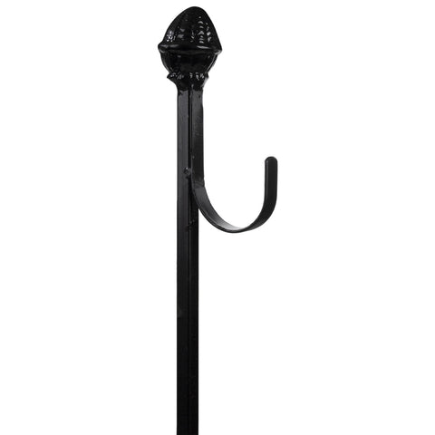 30" Black Metal Christmas Wreath Hanger Stand