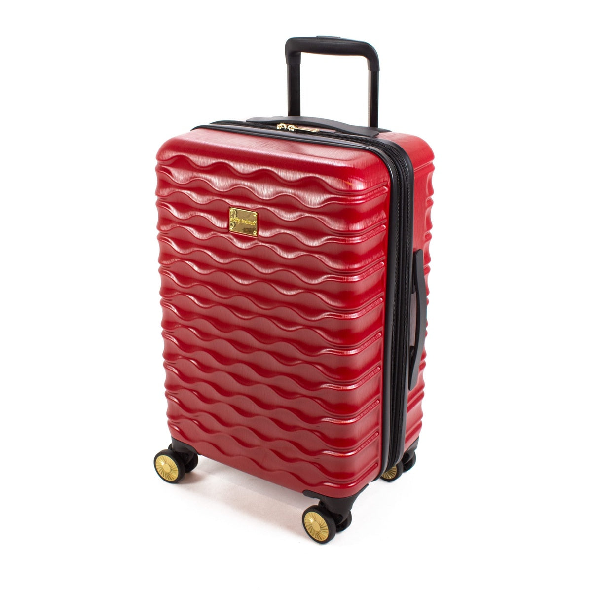  Kathy Ireland Kathy Ireland Maisy 3-Piece Hardside Luggage Set - Red - Bonton