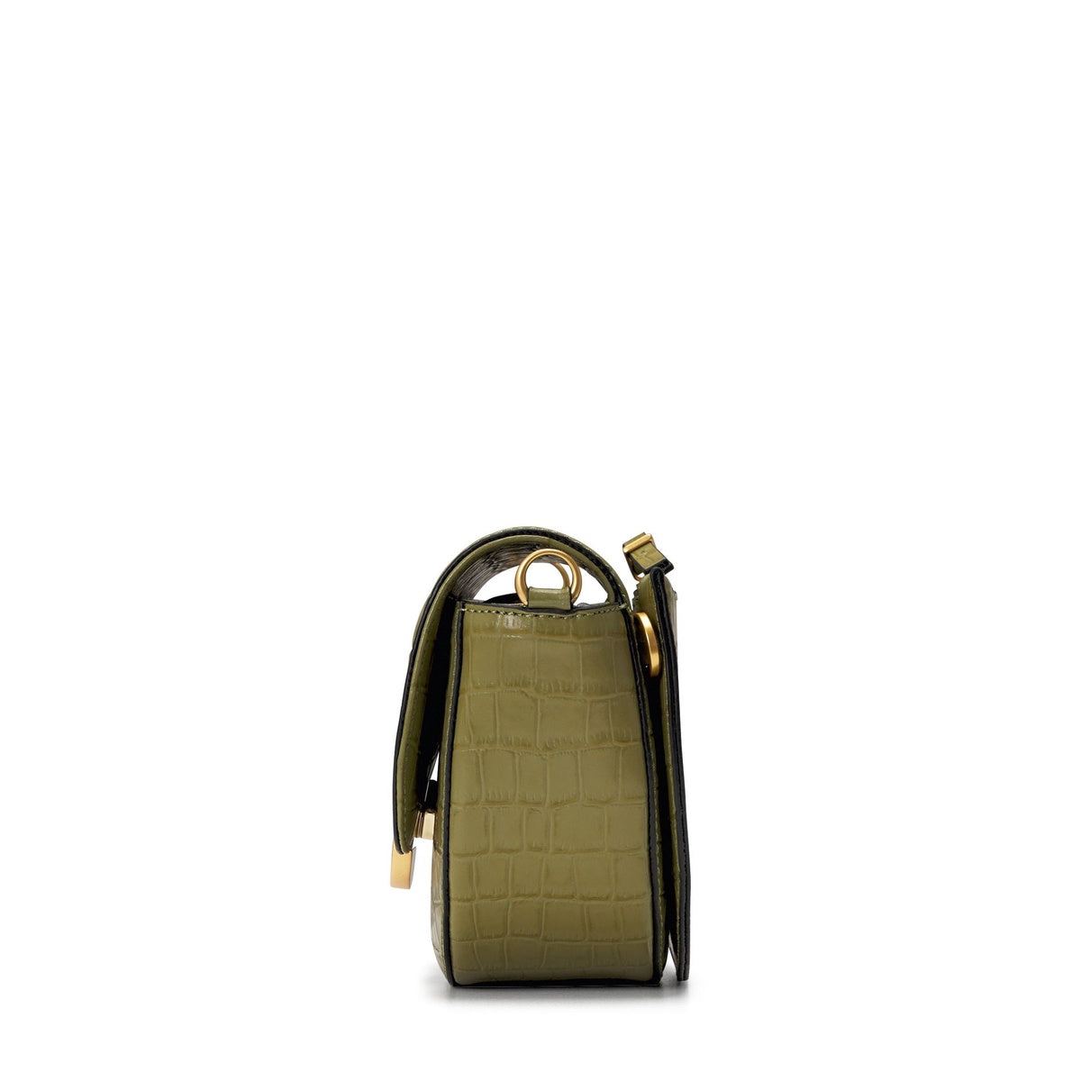  Oryany Lottie Croco  - Small Crossbody - Leaf Olive - Bonton