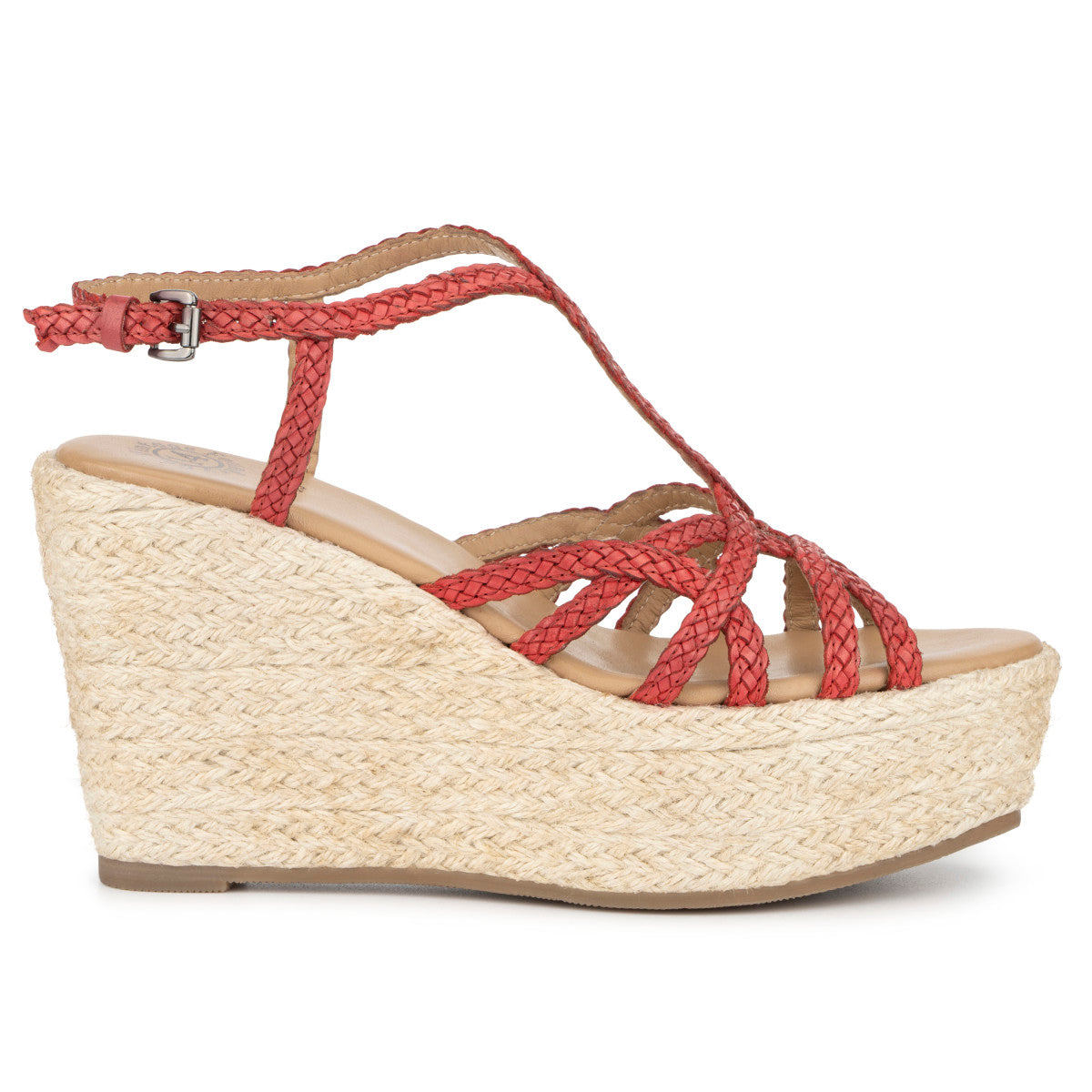  Vintage Foundry Co. Women's Eloise Wedge - Red - Bonton