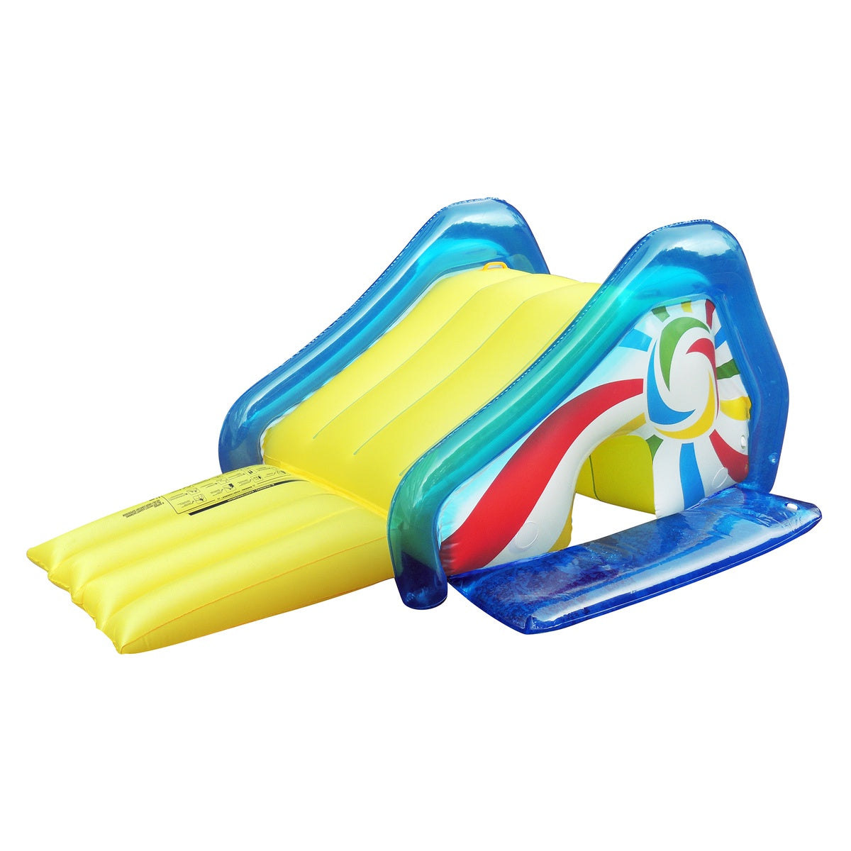  Northlight Yellow and Blue Pool Side Slide With an Attached Sprayer  98-Inches - Default Title - Bonton