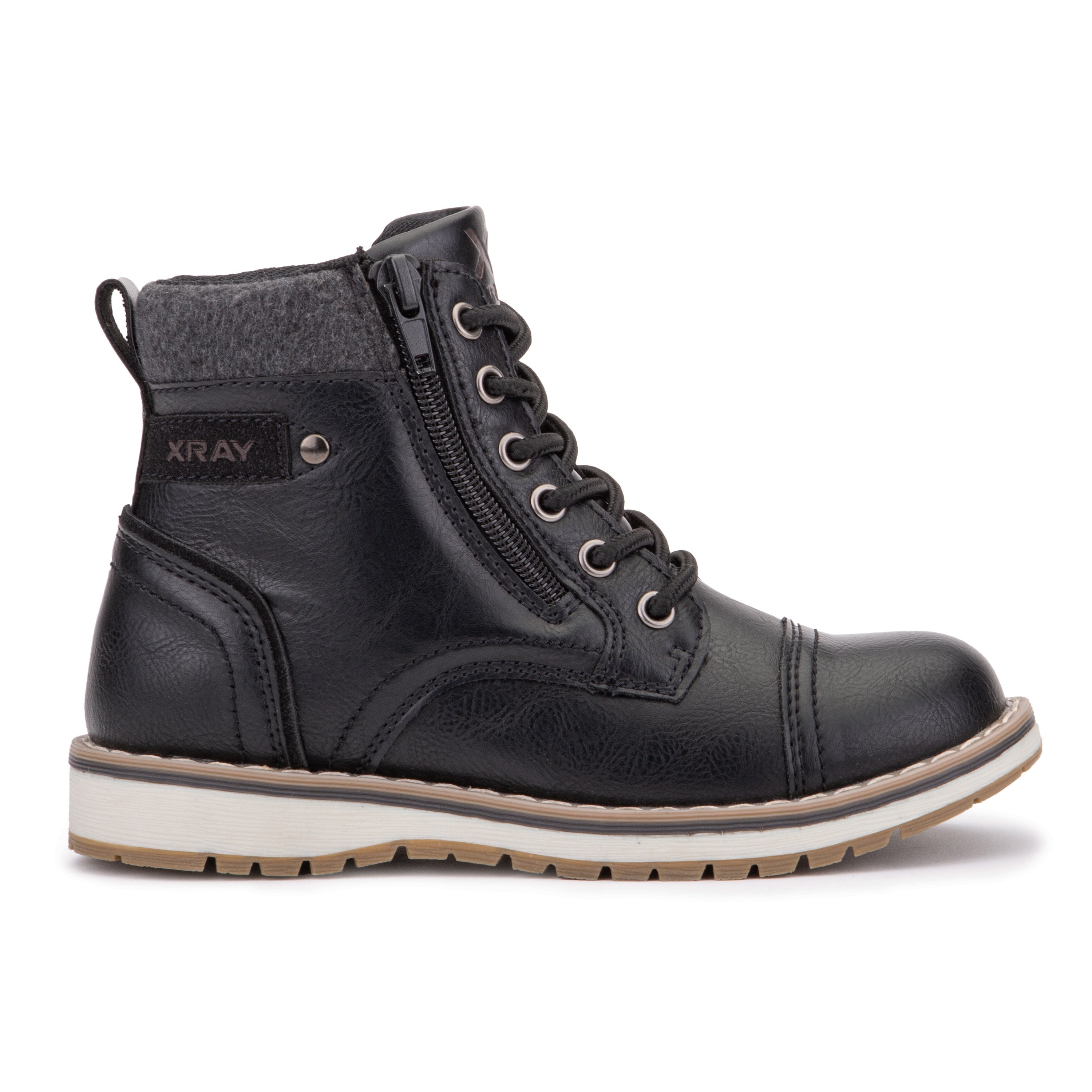  Xray Footwear Xray Footwear Boy's Youth Finley Ankle Boots - BLACK - Bonton