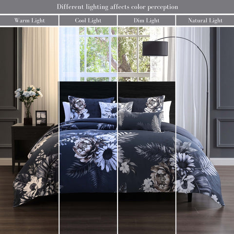 Bebejan Forget Me Not 5 Piece Reversible Comforter Set