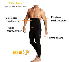 InstantRecoveryMD Men's Compression Hi-Waist Pants MP2005
