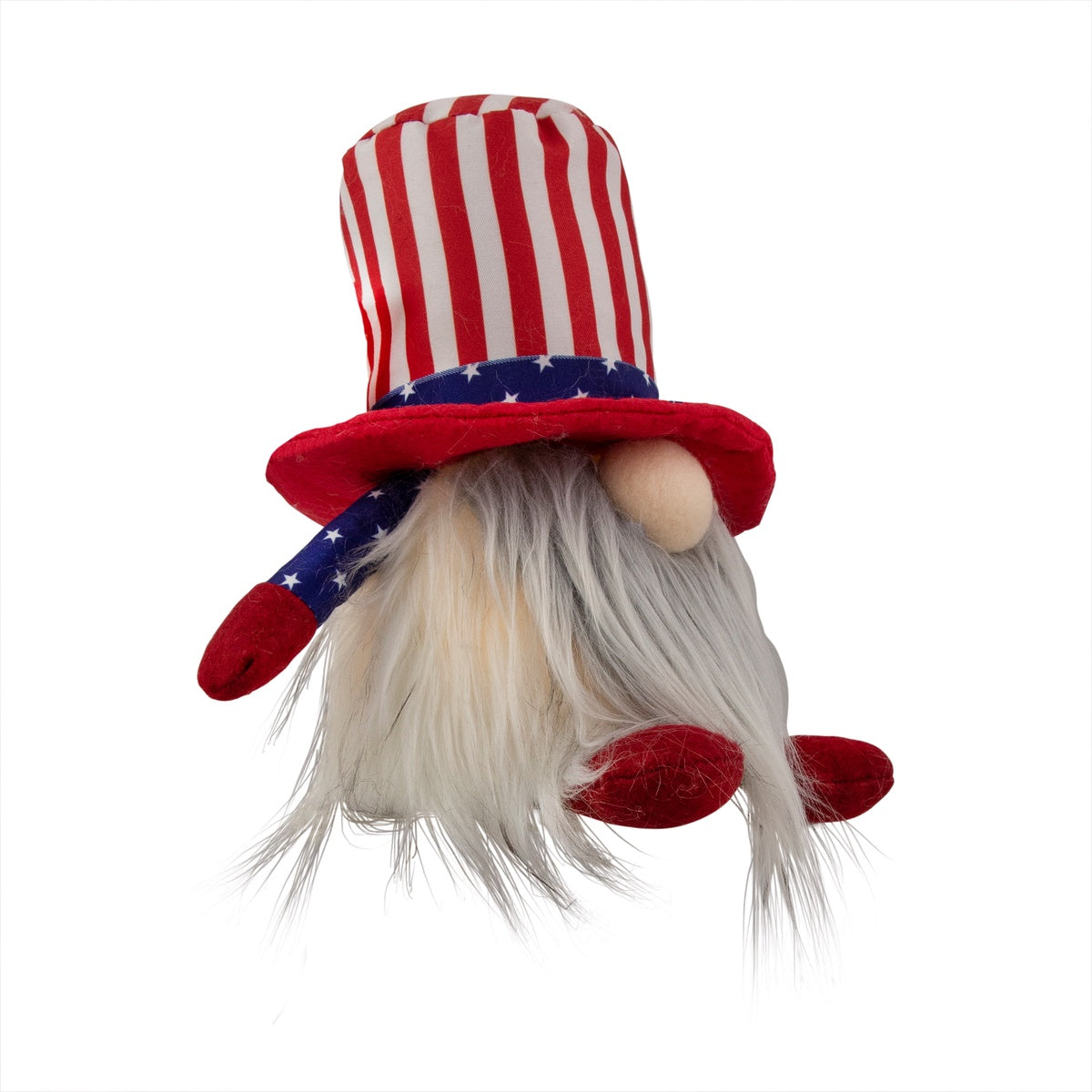  Northlight Lighted Americana Boy Patriotic Gnome - 6.75