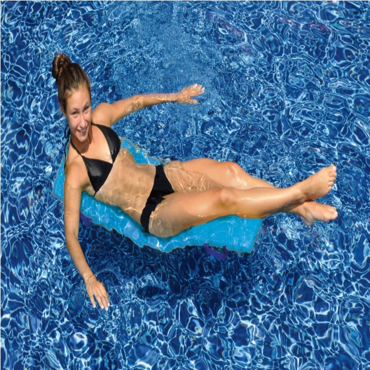  Swim Central Foldable Flip and Float Swimming Pool Lounger Raft - 47