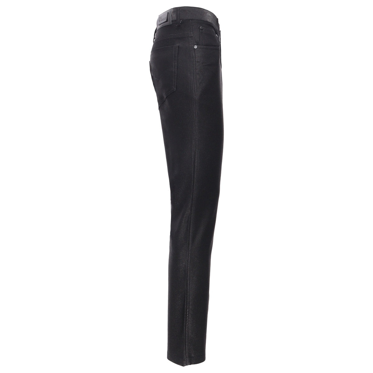  Barocco Men’s Elegant Black Textured Dress Pants BLACK - 30 - Bonton